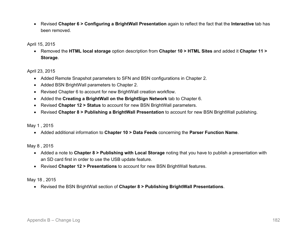 BrightSign BrightAuthor User Guide v.4.1.1 User Manual | Page 190 / 190