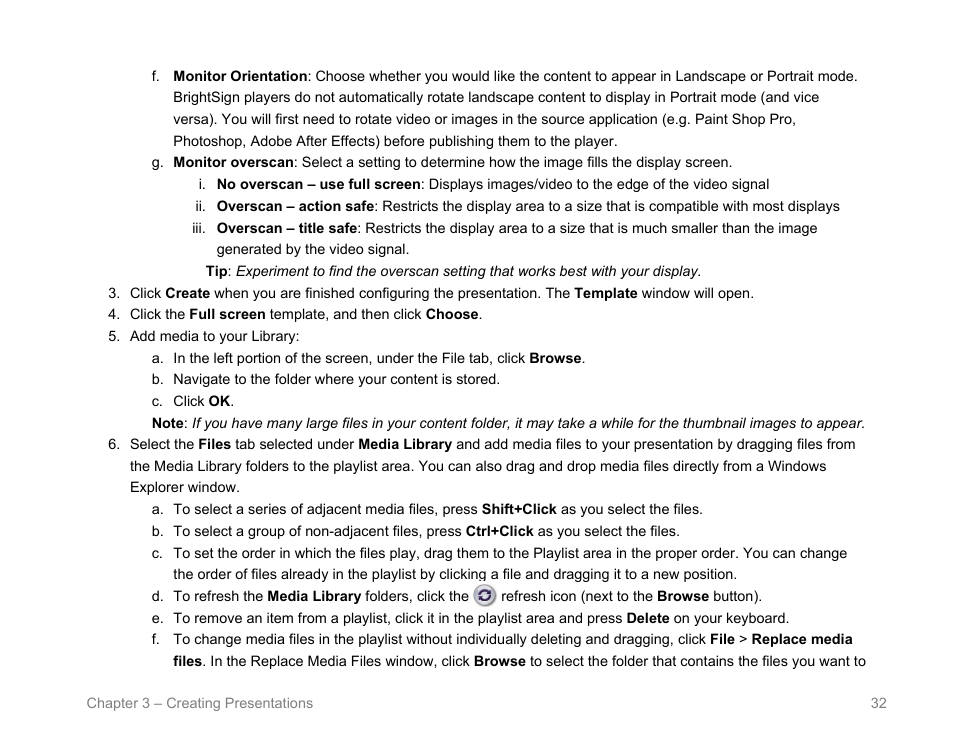 BrightSign BrightAuthor User Guide v.4.1.1 User Manual | Page 40 / 190