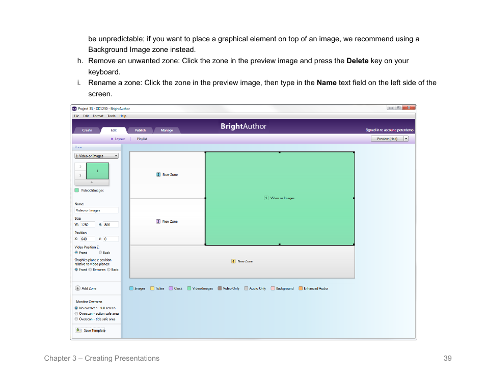 BrightSign BrightAuthor User Guide v.4.1.1 User Manual | Page 47 / 190
