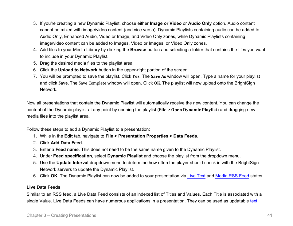 BrightSign BrightAuthor User Guide v.4.1.1 User Manual | Page 49 / 190