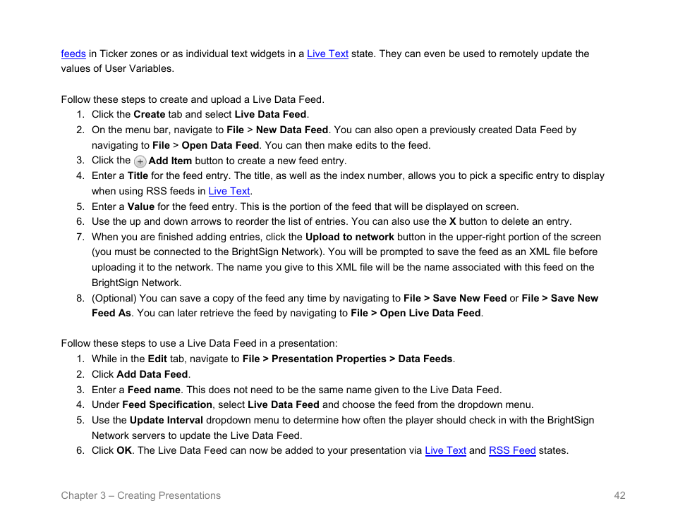 BrightSign BrightAuthor User Guide v.4.1.1 User Manual | Page 50 / 190