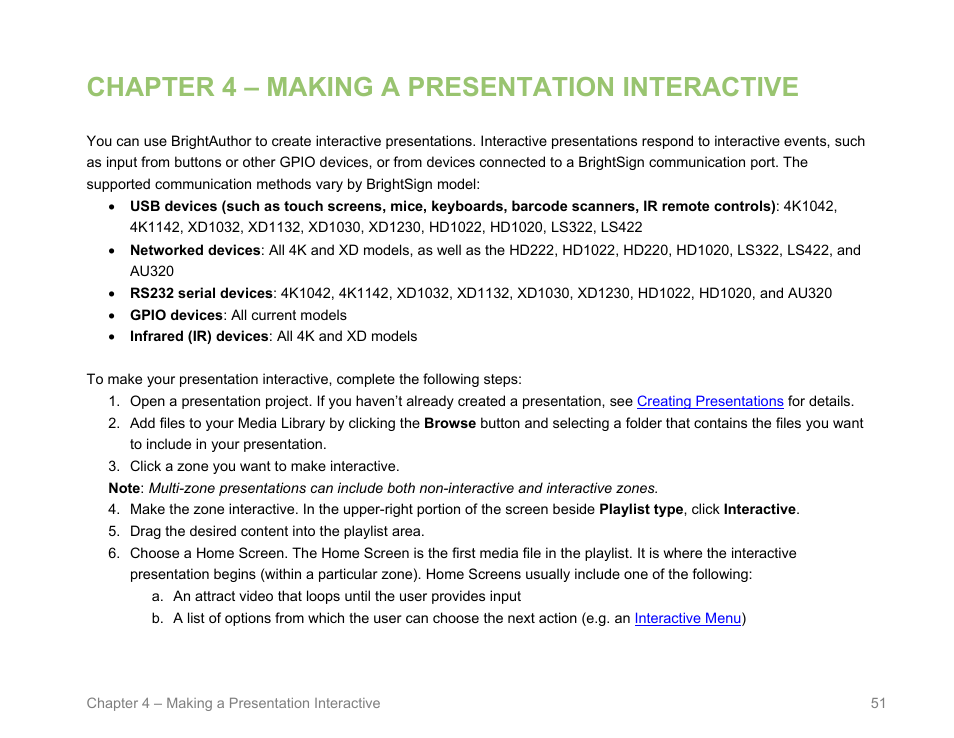 Chapter 4 – making a presentation interactive | BrightSign BrightAuthor User Guide v.4.1.1 User Manual | Page 59 / 190