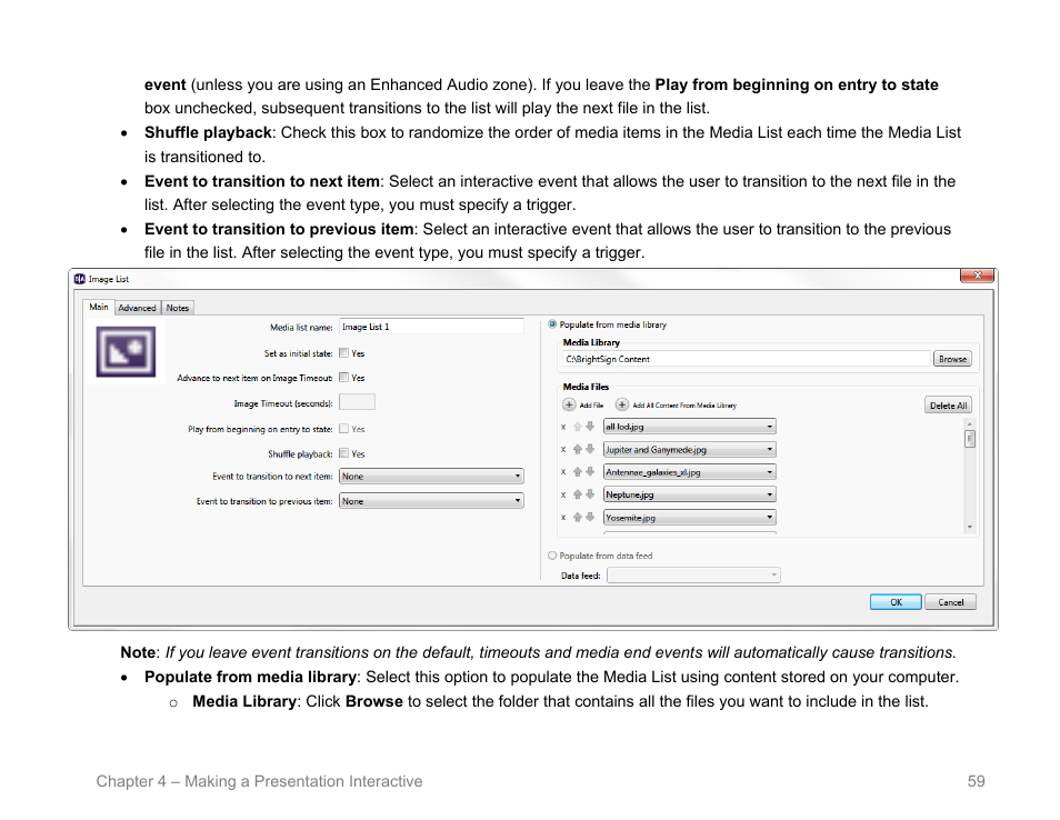 BrightSign BrightAuthor User Guide v.4.1.1 User Manual | Page 67 / 190