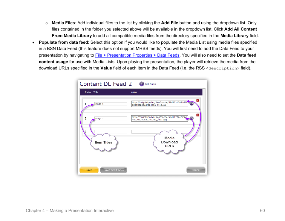 BrightSign BrightAuthor User Guide v.4.1.1 User Manual | Page 68 / 190