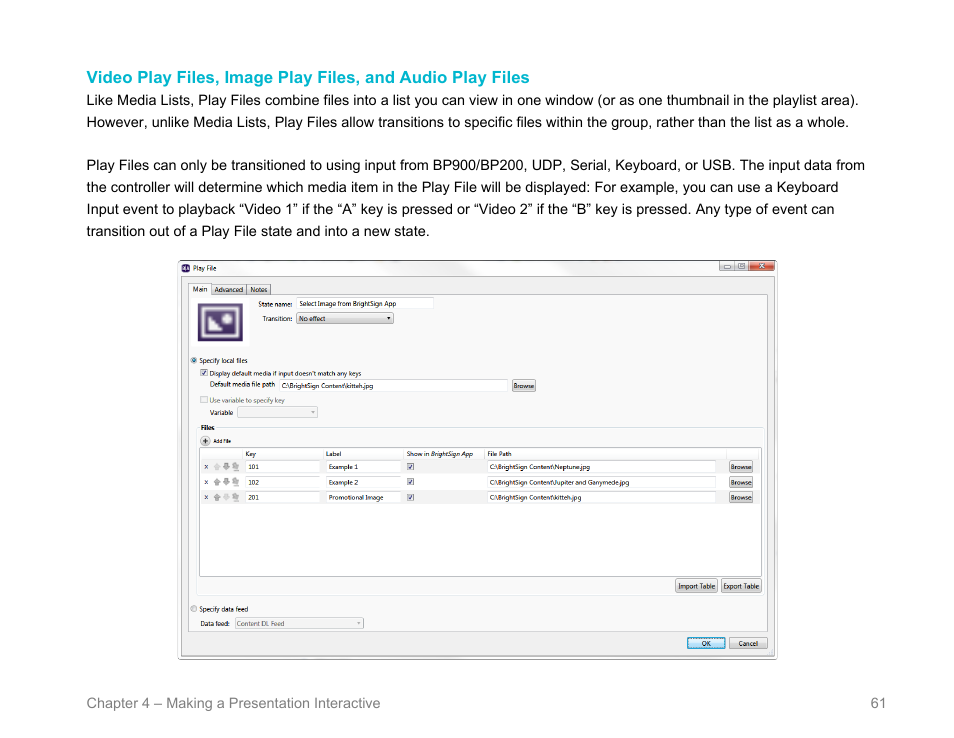 BrightSign BrightAuthor User Guide v.4.1.1 User Manual | Page 69 / 190