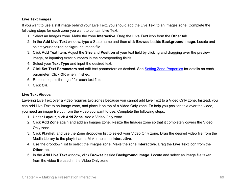 BrightSign BrightAuthor User Guide v.4.1.1 User Manual | Page 77 / 190