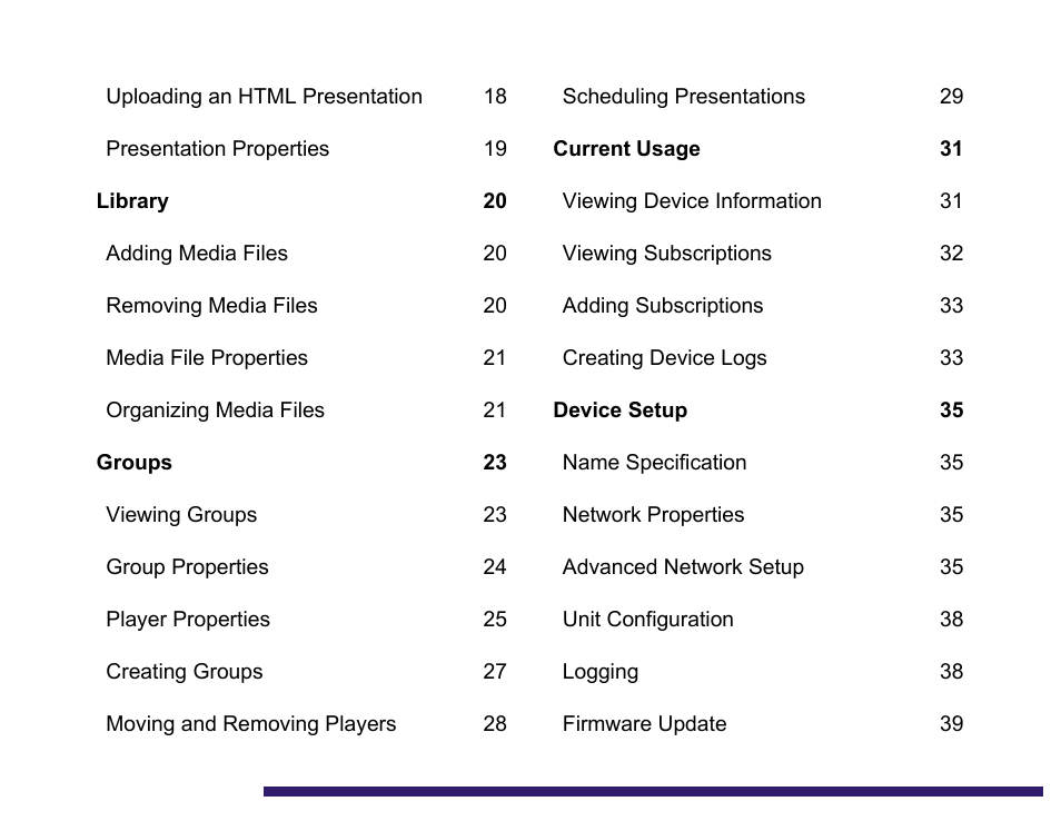 BrightSign Network WebUI User Guide v.3.9 User Manual | Page 3 / 47