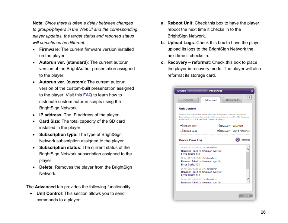BrightSign Network WebUI User Guide v.3.9 User Manual | Page 30 / 47