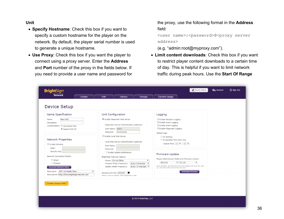 BrightSign Network WebUI User Guide v.3.9 User Manual | Page 40 / 47
