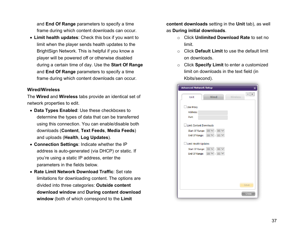 BrightSign Network WebUI User Guide v.3.9 User Manual | Page 41 / 47