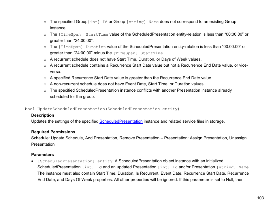BrightSign Network Web API Reference Manual v.3.8 User Manual | Page 115 / 138