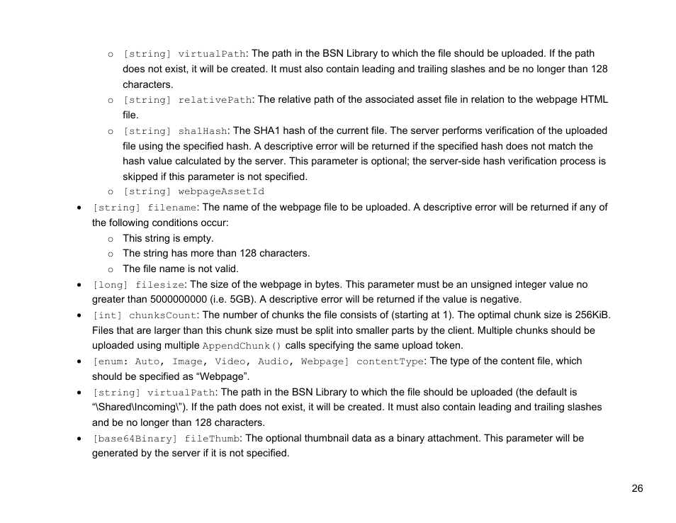 BrightSign Network Web API Reference Manual v.3.8 User Manual | Page 38 / 138