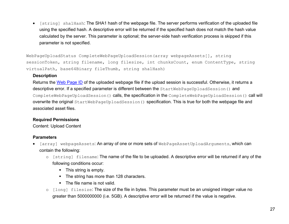 BrightSign Network Web API Reference Manual v.3.8 User Manual | Page 39 / 138