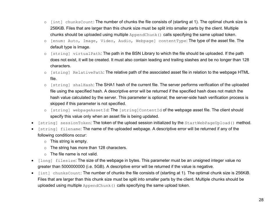BrightSign Network Web API Reference Manual v.3.8 User Manual | Page 40 / 138