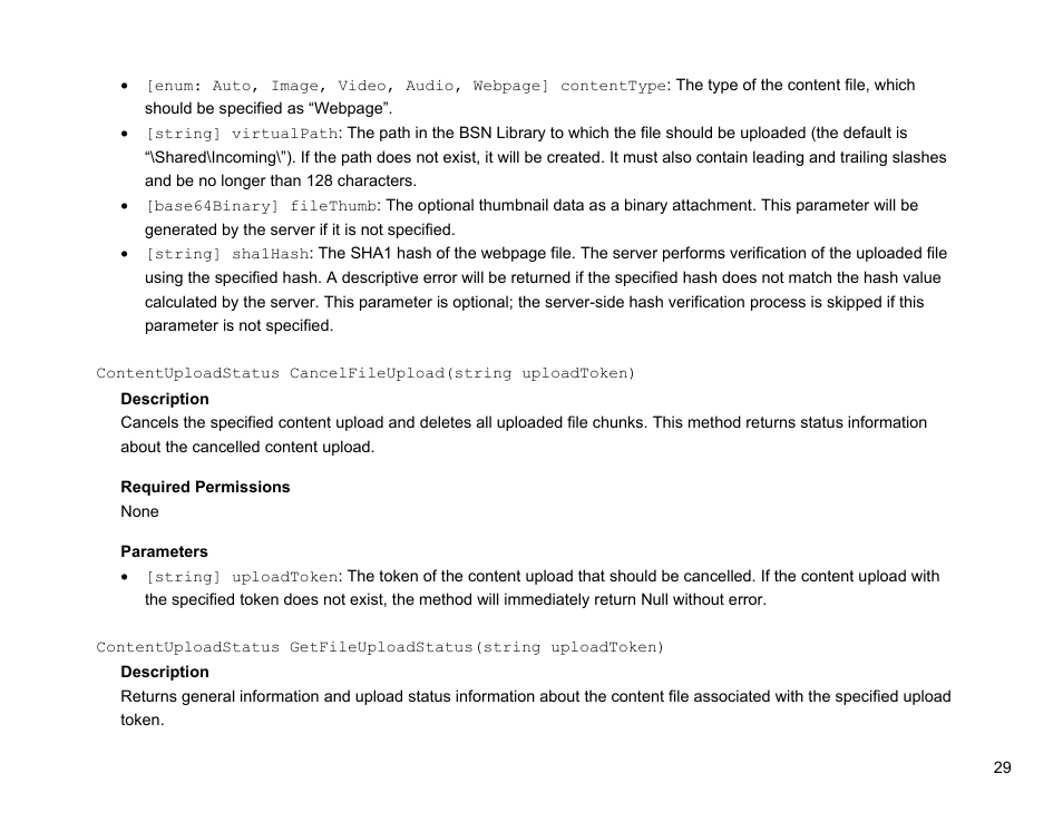 BrightSign Network Web API Reference Manual v.3.8 User Manual | Page 41 / 138