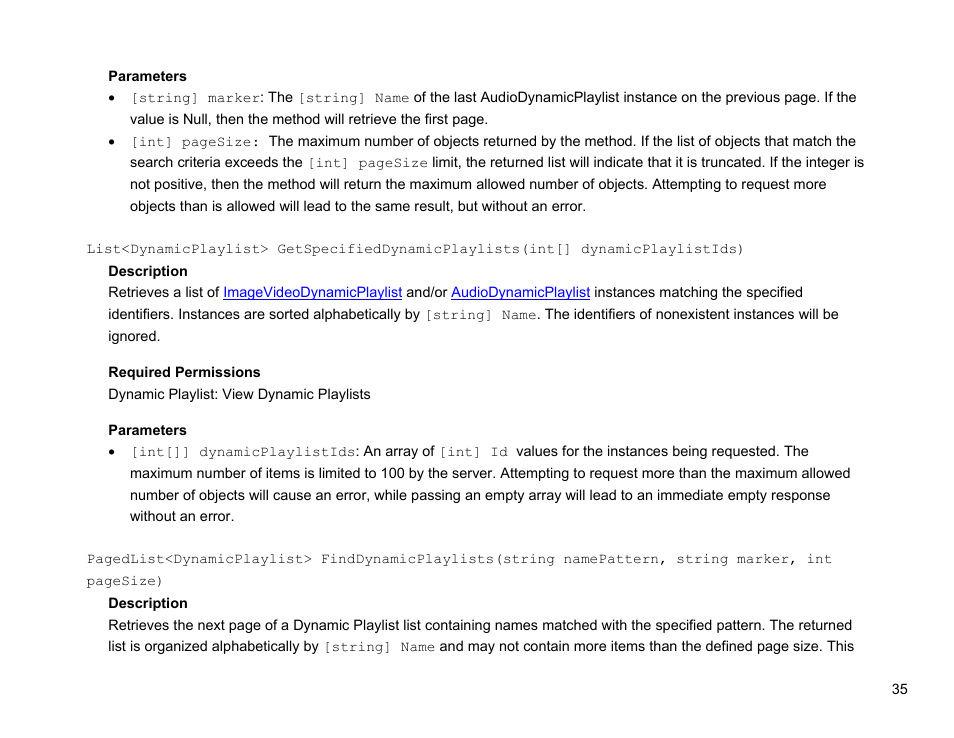 BrightSign Network Web API Reference Manual v.3.8 User Manual | Page 47 / 138