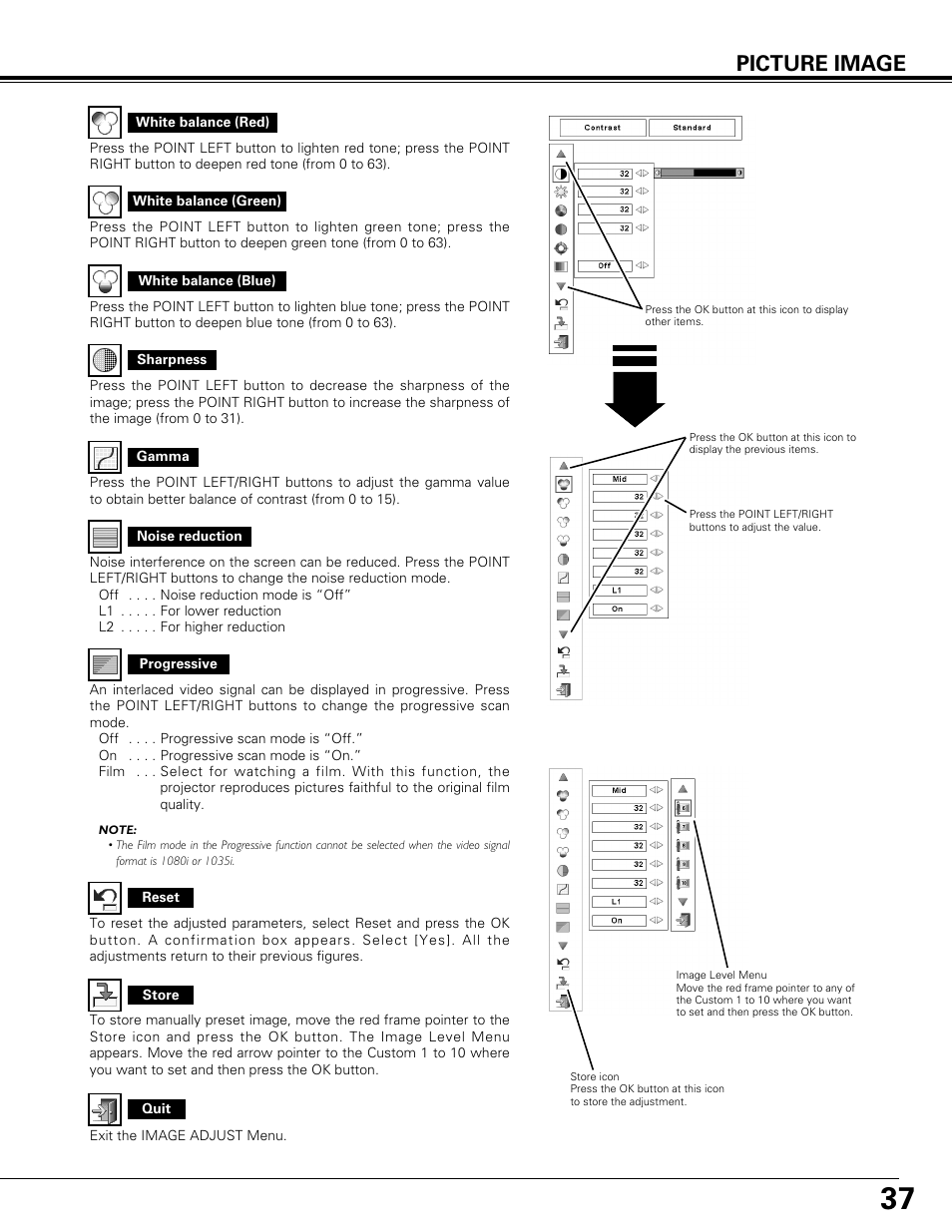 Picture image | Canon LV-7575 User Manual | Page 37 / 63