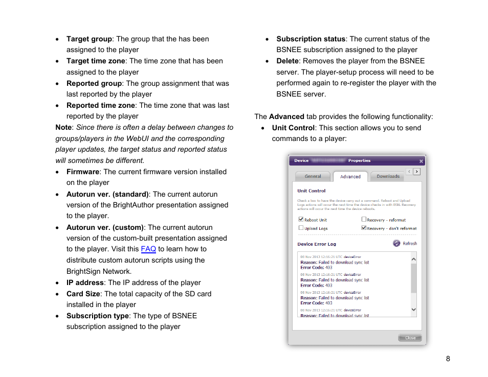 BrightSign BSNEE Application Admin Guide v.3.9 User Manual | Page 11 / 27