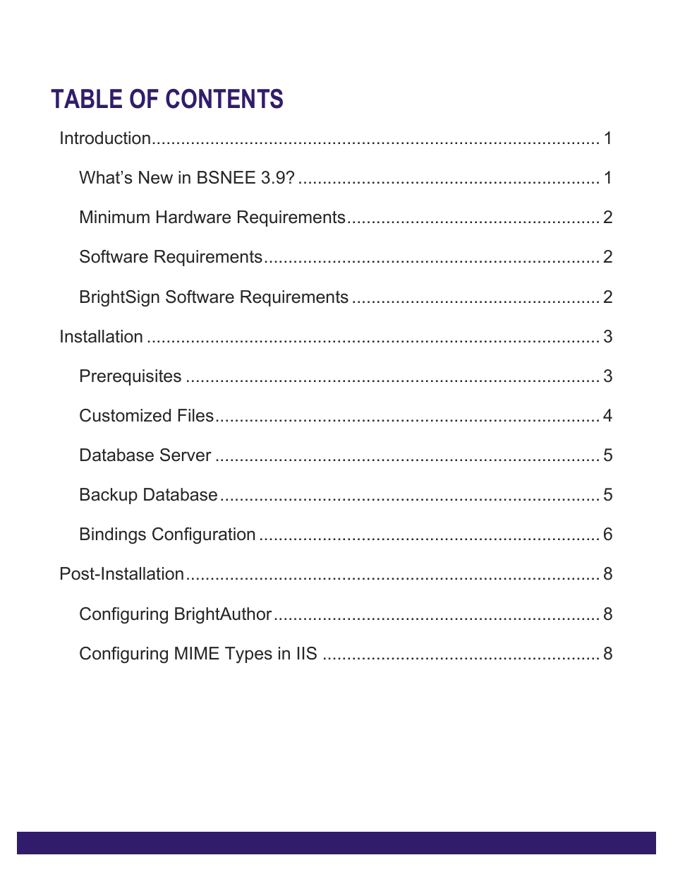 BrightSign BSNEE Upgrade Guide v.3.9 User Manual | Page 2 / 10