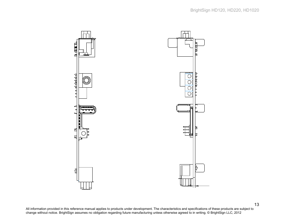 BrightSign HD120 Hardware User Manual | Page 16 / 21