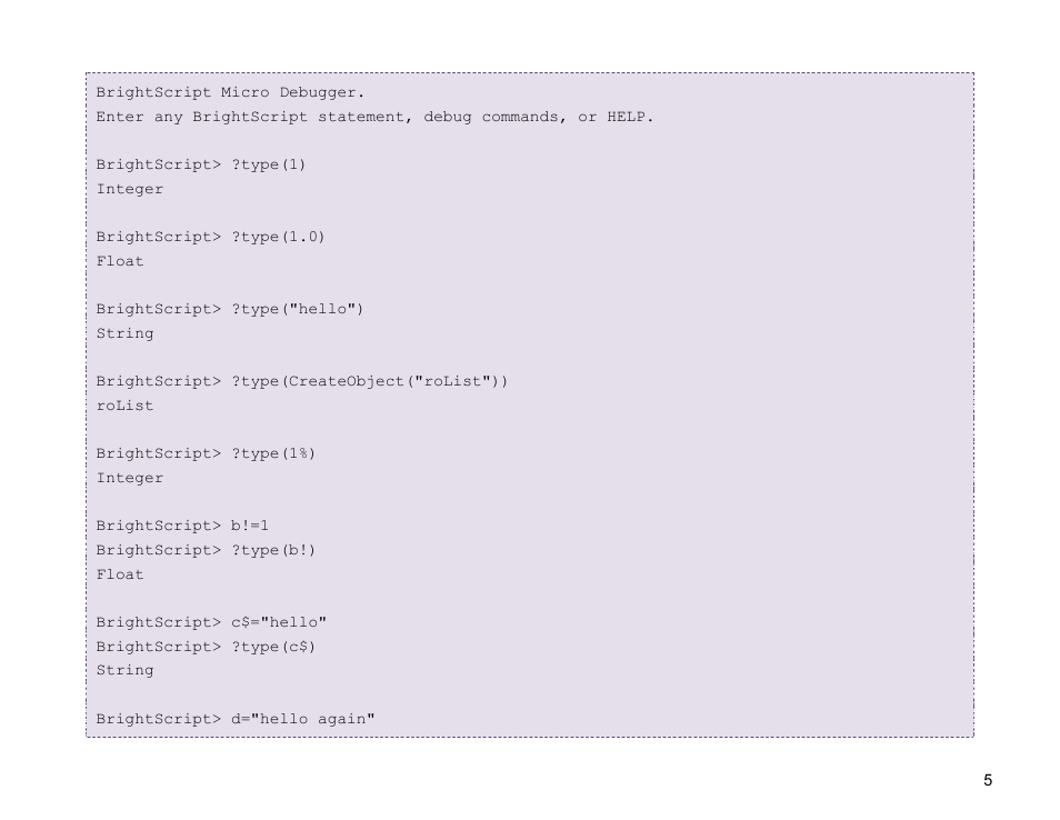 BrightSign BrightScript 3.0 Reference Manual User Manual | Page 10 / 75