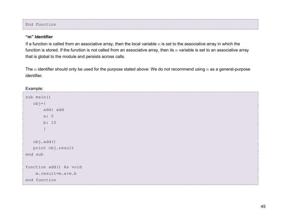 BrightSign BrightScript 3.0 Reference Manual User Manual | Page 50 / 75