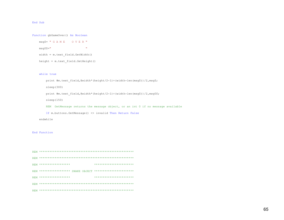 BrightSign BrightScript 3.0 Reference Manual User Manual | Page 70 / 75