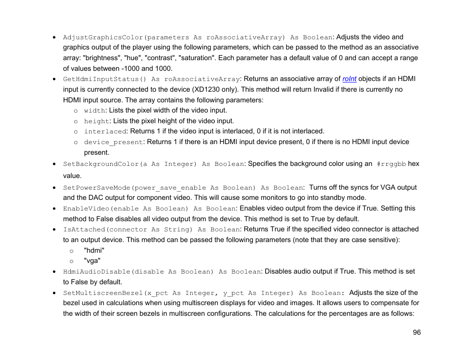 BrightSign Object Reference Manual (FW 5.1) User Manual | Page 104 / 341