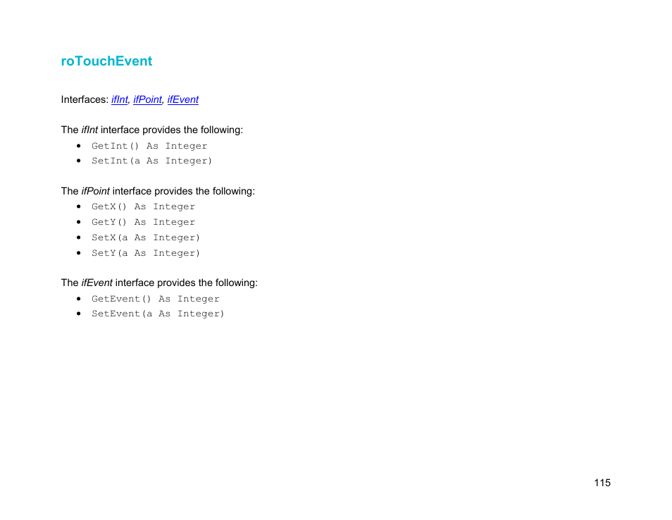 Rotouchevent | BrightSign Object Reference Manual (FW 5.1) User Manual | Page 123 / 341