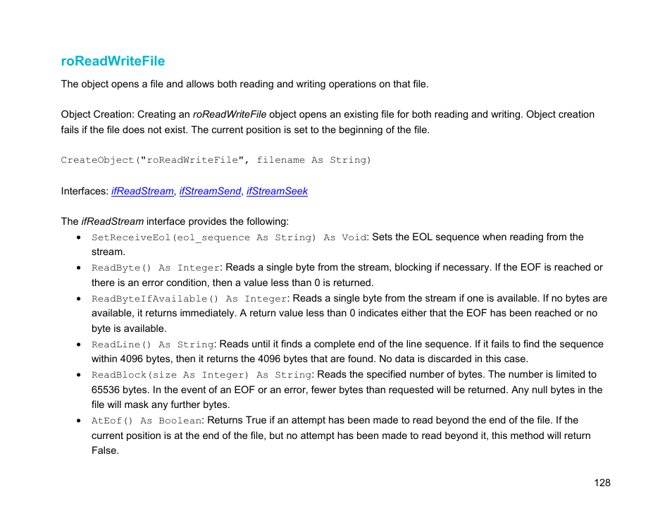 Roreadwritefile | BrightSign Object Reference Manual (FW 5.1) User Manual | Page 136 / 341