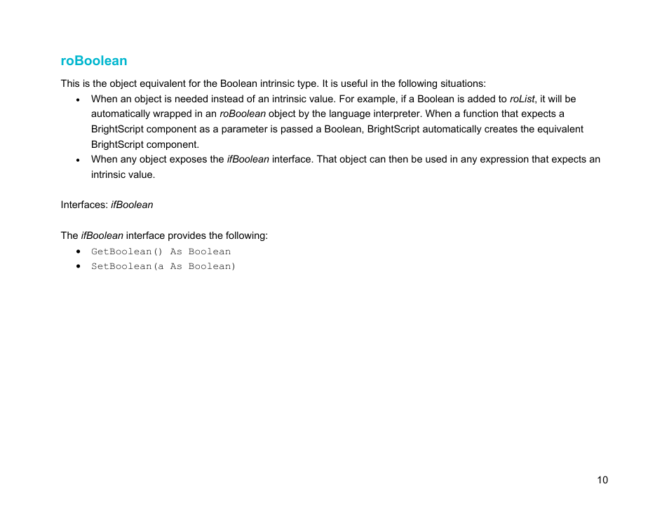 Roboolean | BrightSign Object Reference Manual (FW 5.1) User Manual | Page 18 / 341