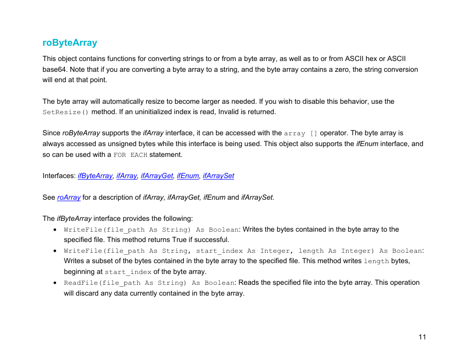 Robytearray | BrightSign Object Reference Manual (FW 5.1) User Manual | Page 19 / 341