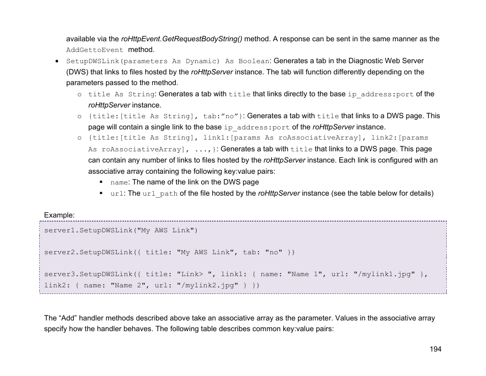 BrightSign Object Reference Manual (FW 5.1) User Manual | Page 202 / 341