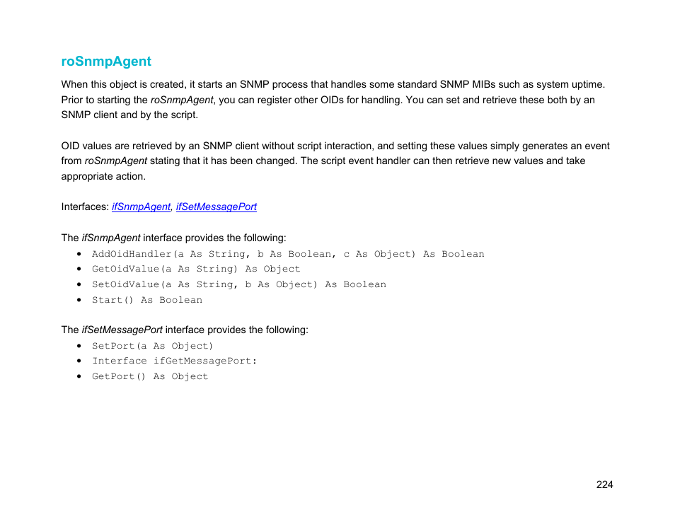 Rosnmpagent | BrightSign Object Reference Manual (FW 5.1) User Manual | Page 232 / 341