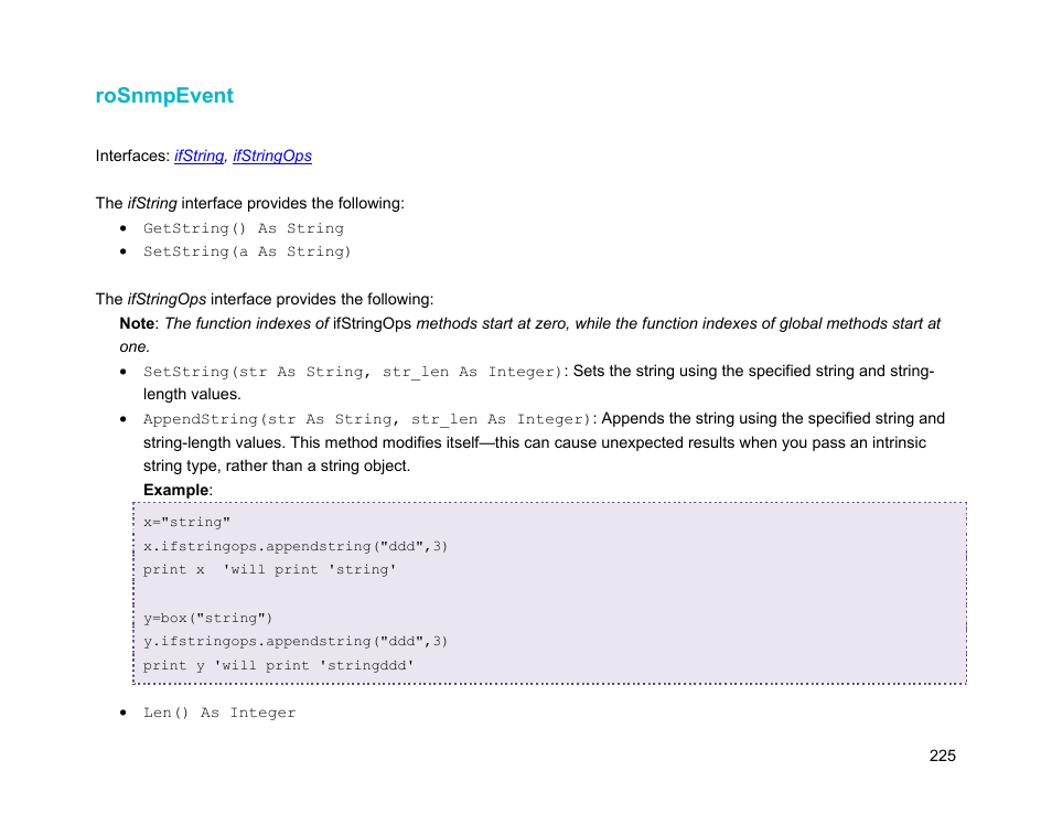 Rosnmpevent | BrightSign Object Reference Manual (FW 5.1) User Manual | Page 233 / 341