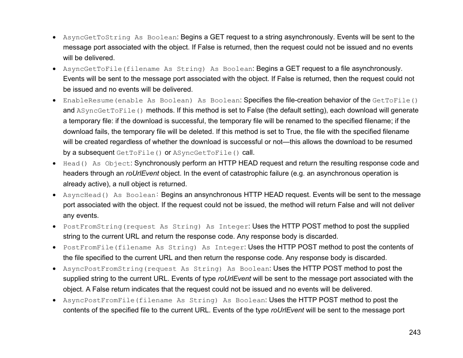 BrightSign Object Reference Manual (FW 5.1) User Manual | Page 251 / 341