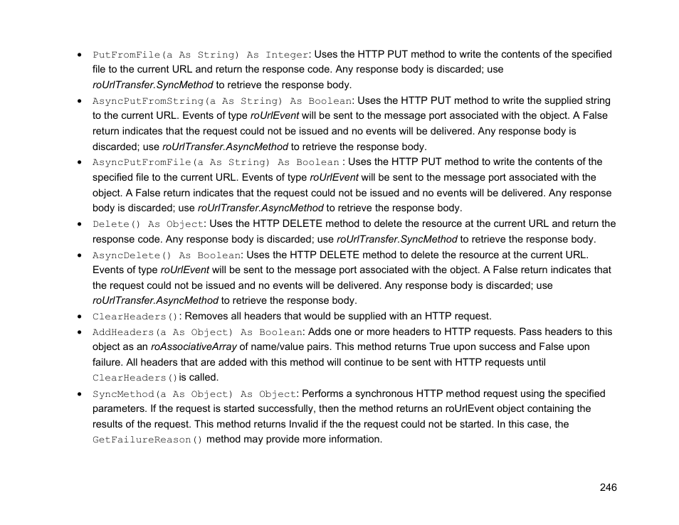 BrightSign Object Reference Manual (FW 5.1) User Manual | Page 254 / 341