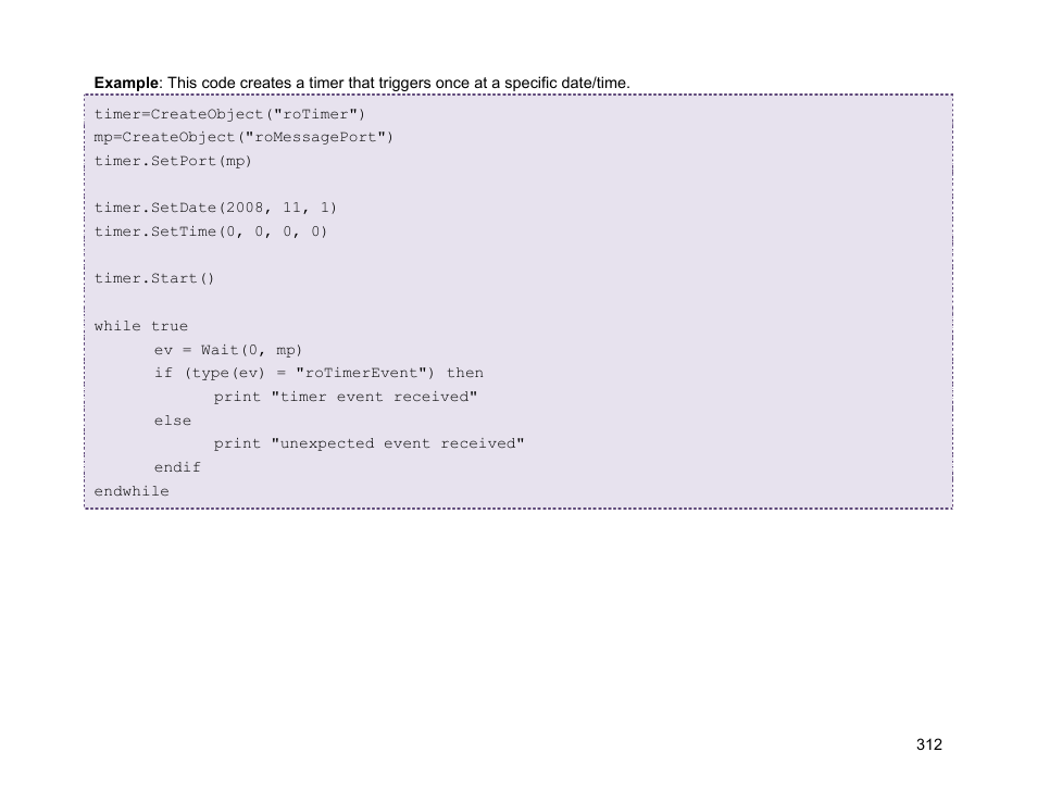 BrightSign Object Reference Manual (FW 5.1) User Manual | Page 320 / 341
