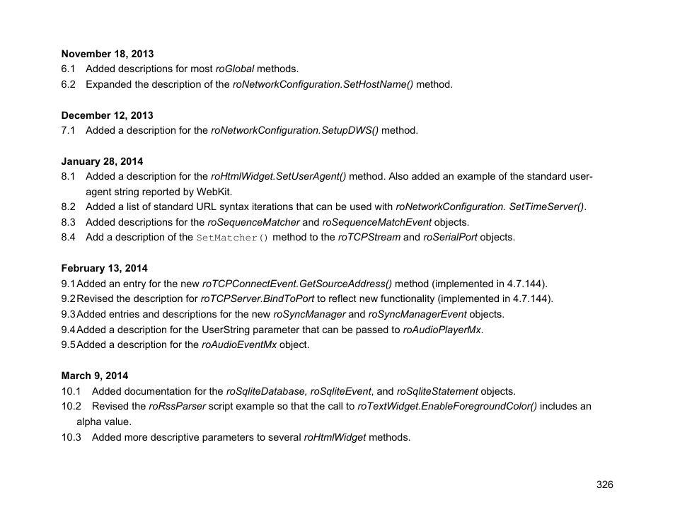 BrightSign Object Reference Manual (FW 5.1) User Manual | Page 334 / 341