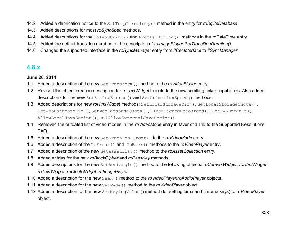 BrightSign Object Reference Manual (FW 5.1) User Manual | Page 336 / 341