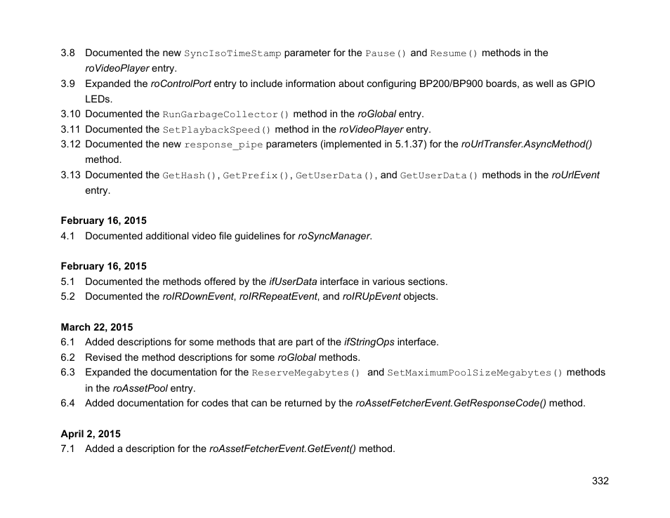 BrightSign Object Reference Manual (FW 5.1) User Manual | Page 340 / 341