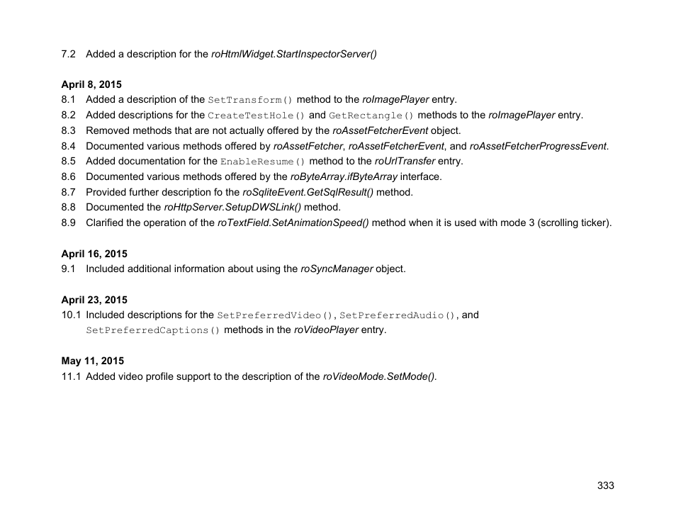 BrightSign Object Reference Manual (FW 5.1) User Manual | Page 341 / 341
