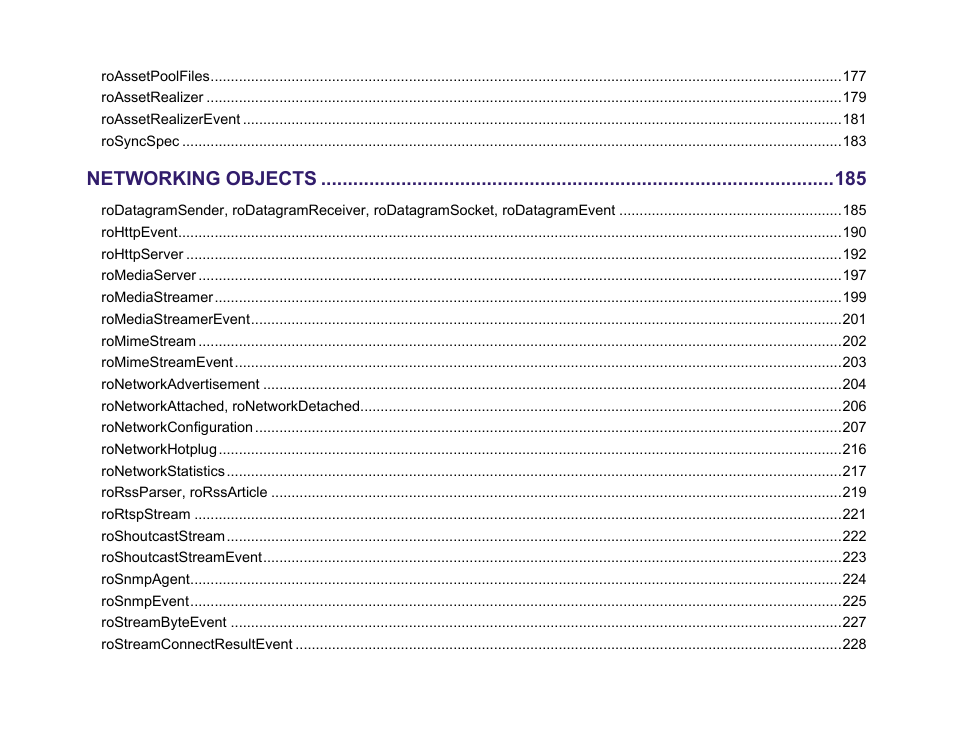 Networking objects | BrightSign Object Reference Manual (FW 5.1) User Manual | Page 5 / 341