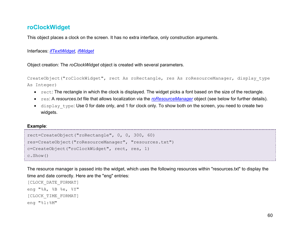 Roclockwidget | BrightSign Object Reference Manual (FW 5.1) User Manual | Page 68 / 341
