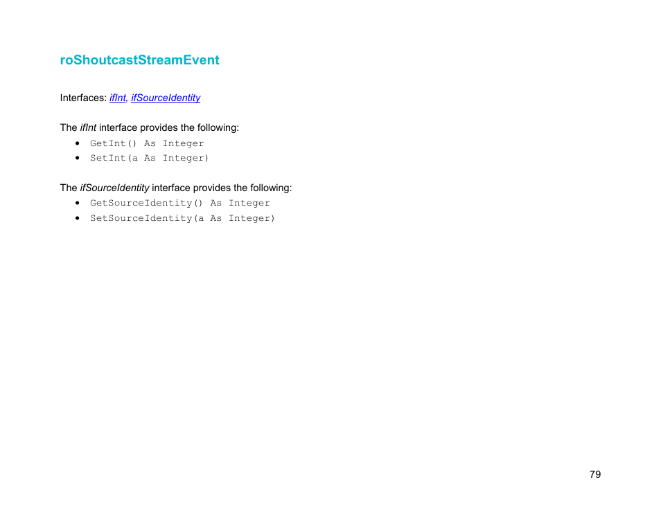 Roshoutcaststreamevent | BrightSign Object Reference Manual (FW 5.1) User Manual | Page 87 / 341