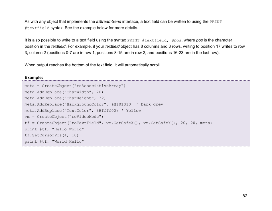 BrightSign Object Reference Manual (FW 5.1) User Manual | Page 90 / 341
