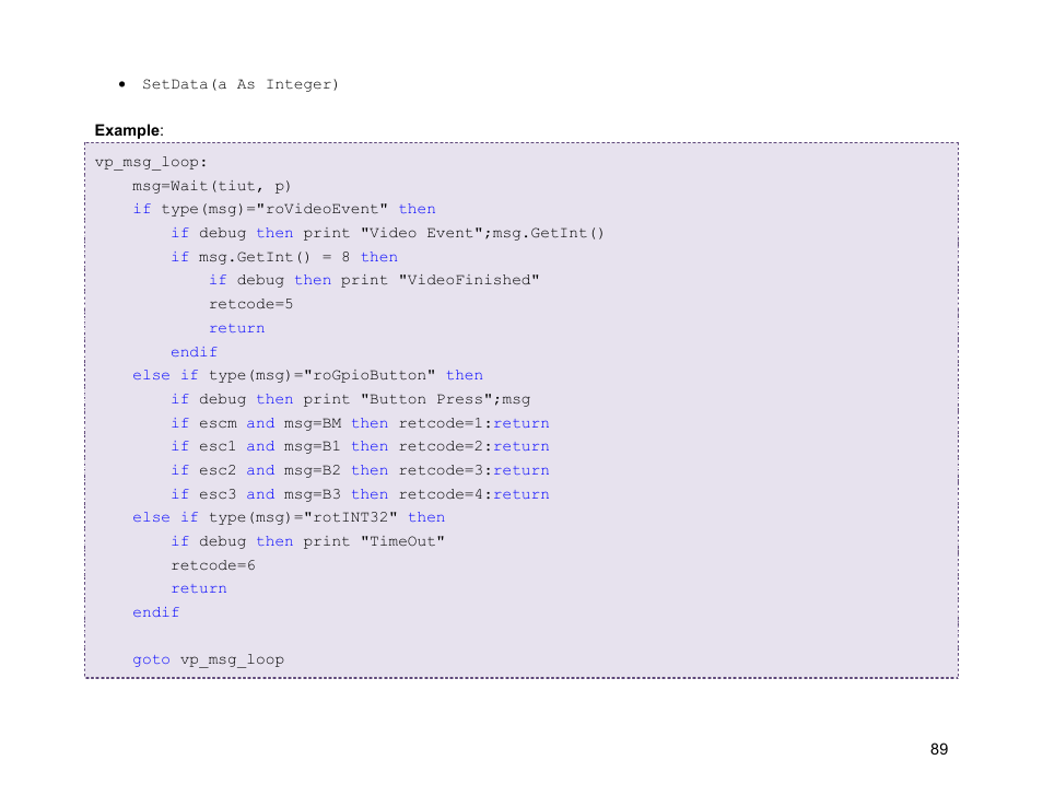 BrightSign Object Reference Manual (FW 5.1) User Manual | Page 97 / 341