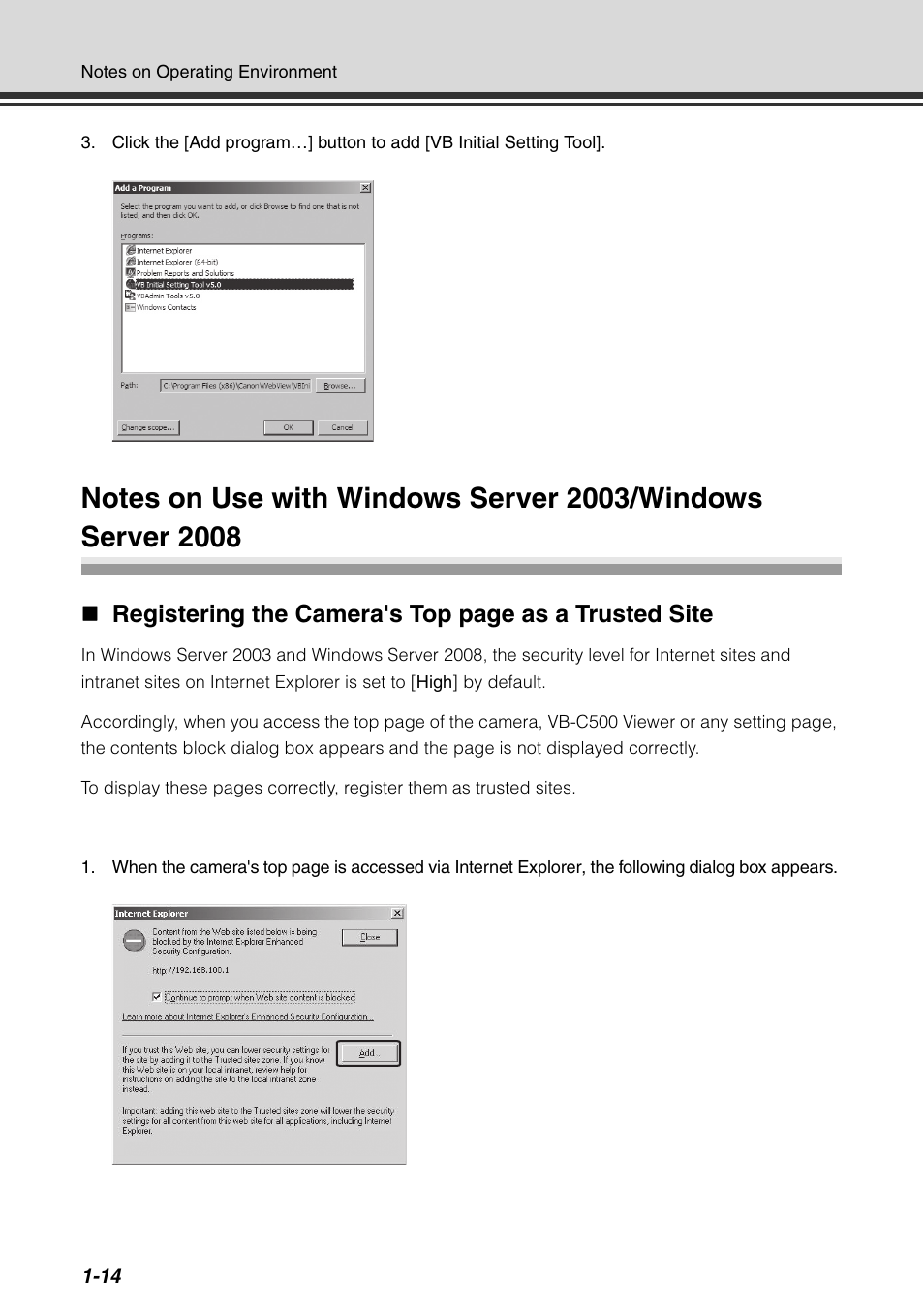 Canon VB-C500D User Manual | Page 30 / 80