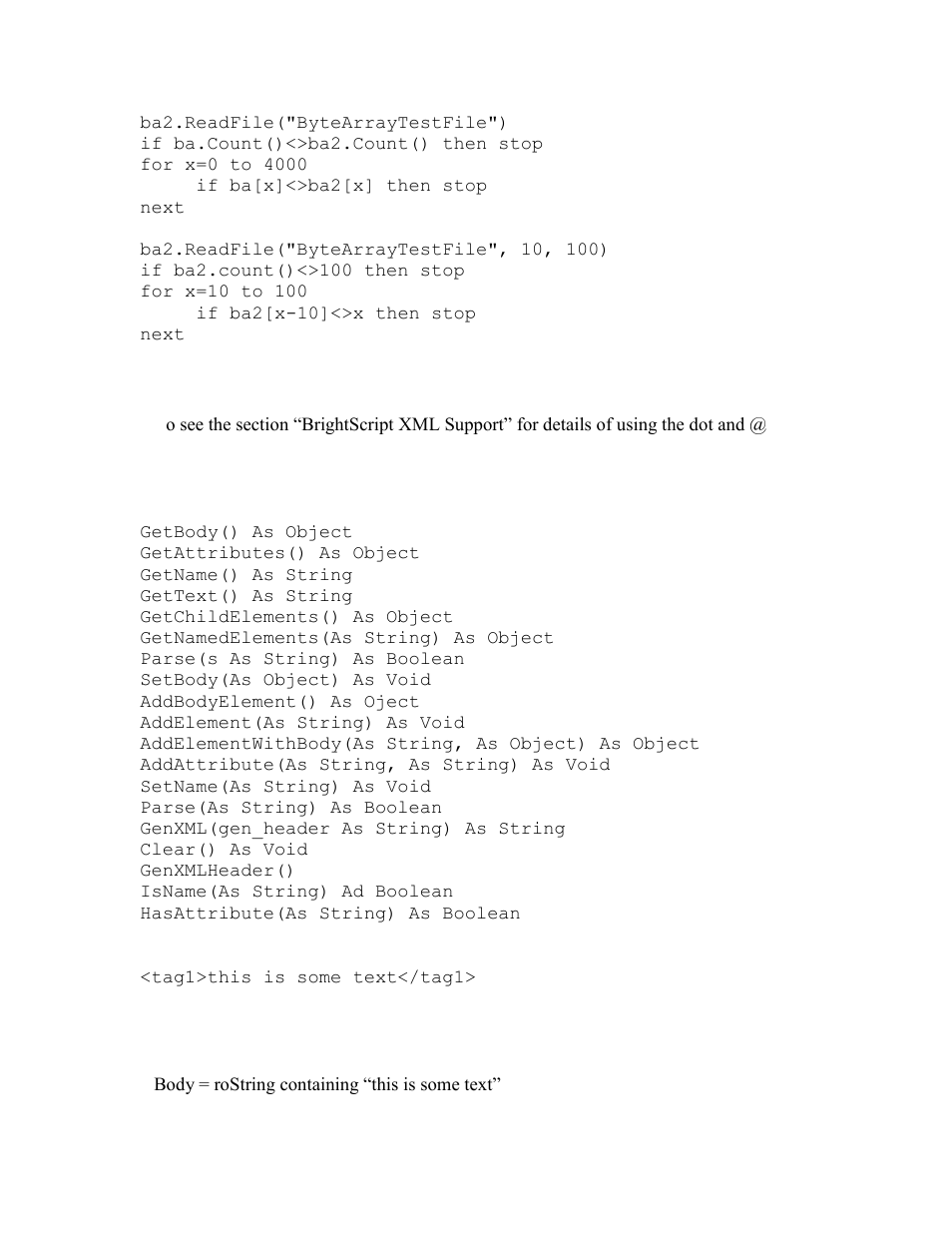 BrightSign BrightScript 2 Reference Guide User Manual | Page 48 / 59