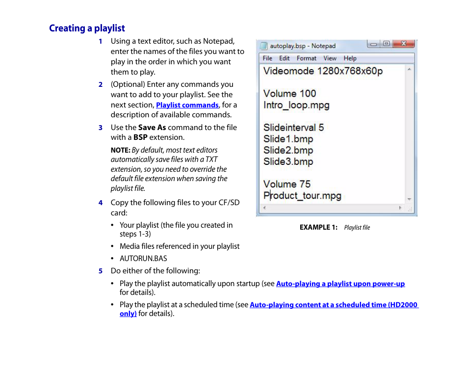 Creating a playlist | BrightSign HD2000 User Guide User Manual | Page 25 / 112